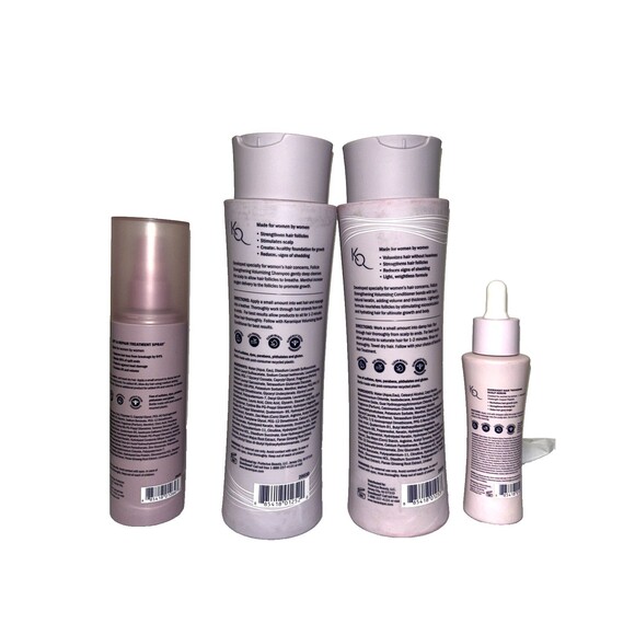 KERANIQUE REJUVENATE 4 pcs LOT Shampoo Conditioner Treatment Spray Scalp Serum - Picture 2 of 6